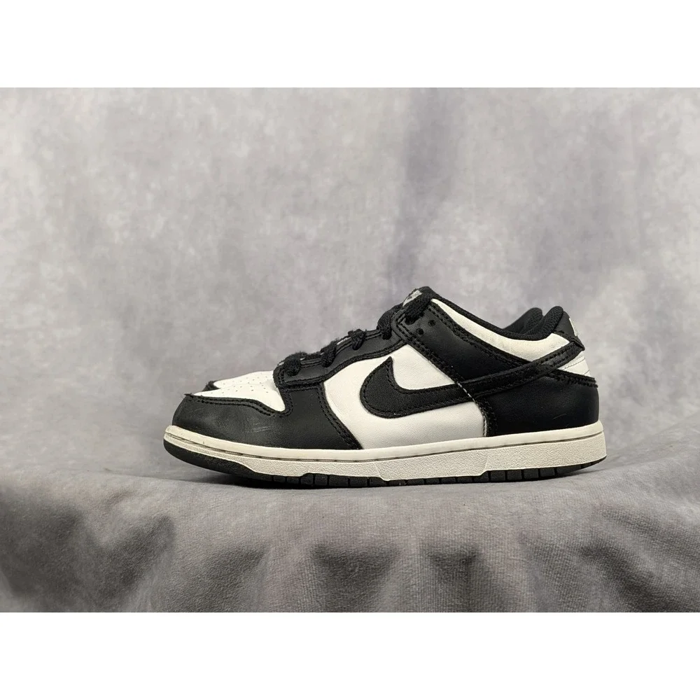 Nike Dunk Low Panda White Black CW1588-100 Kids Size 1Y Sneakers